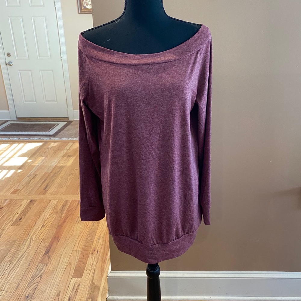 FINAL SALE Oversized off shoulder jersey